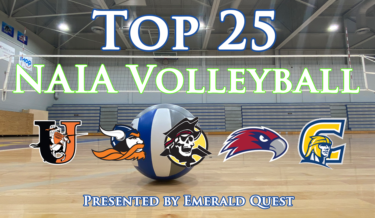 NAIA Volleyball Top 25 Aug. 30, 2021 Southeast Sports Net